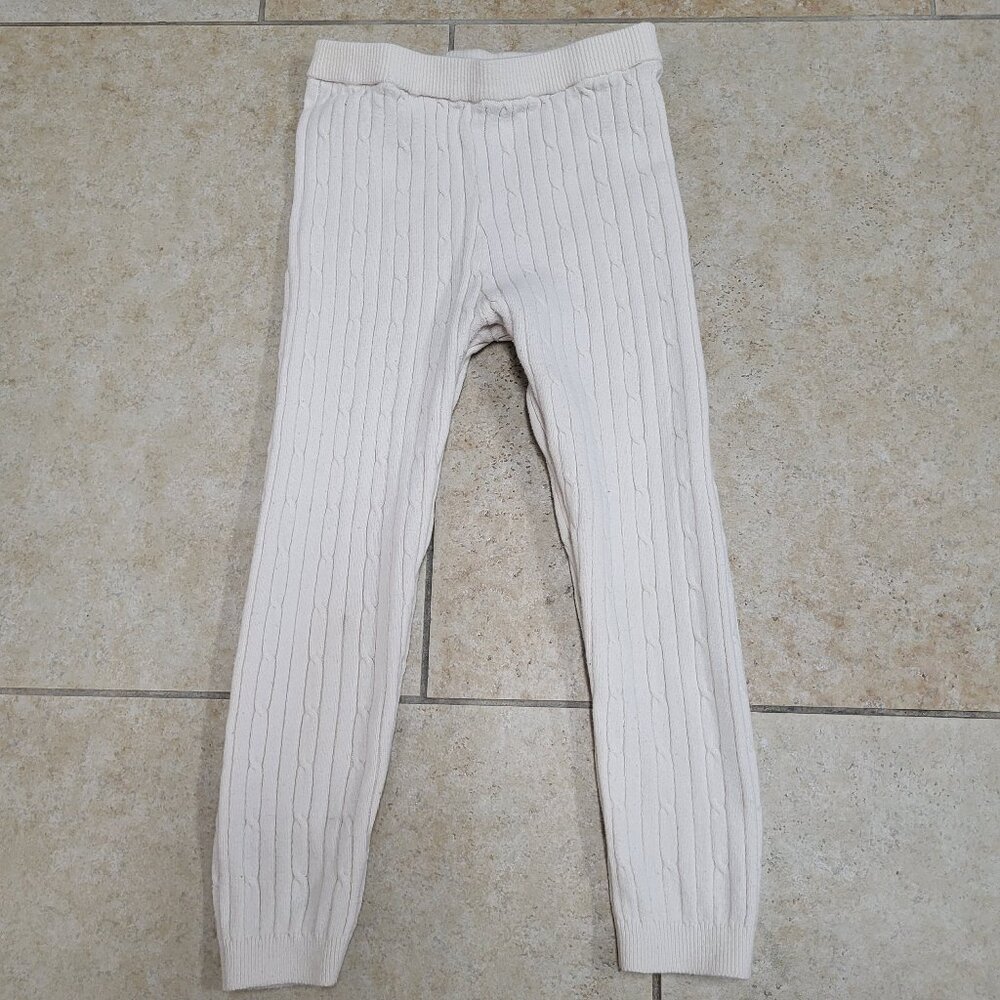 Little girls footless tights, white, size: 4T